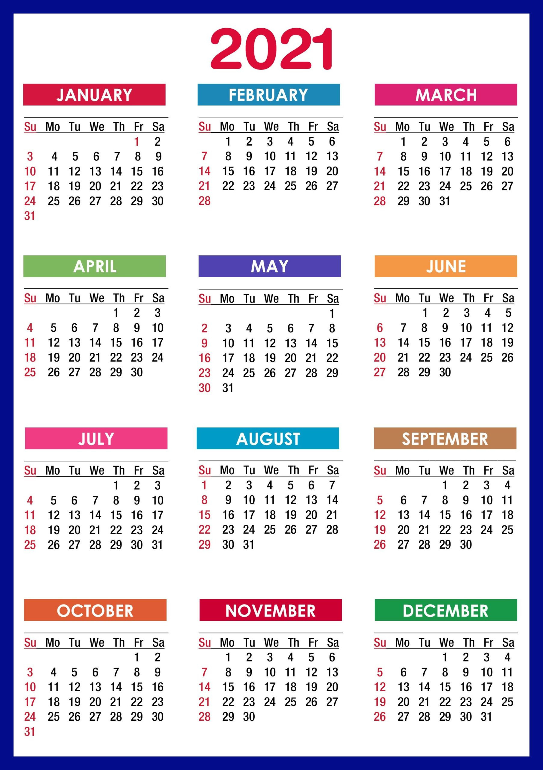 Fiscal Calendar For October 2021 | Calendar Printables  Free Printable 12 Month Calendar 2021