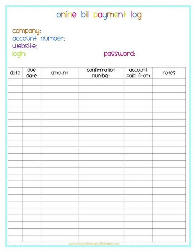 Free Bill Payment Schedule Spreadsheet - Spreadsheets  Free Bill Pay Worksheet