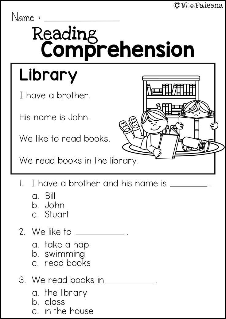 Free Reading Comprehension Practice | Reading  Blank Assignment Sheet 1St Grade