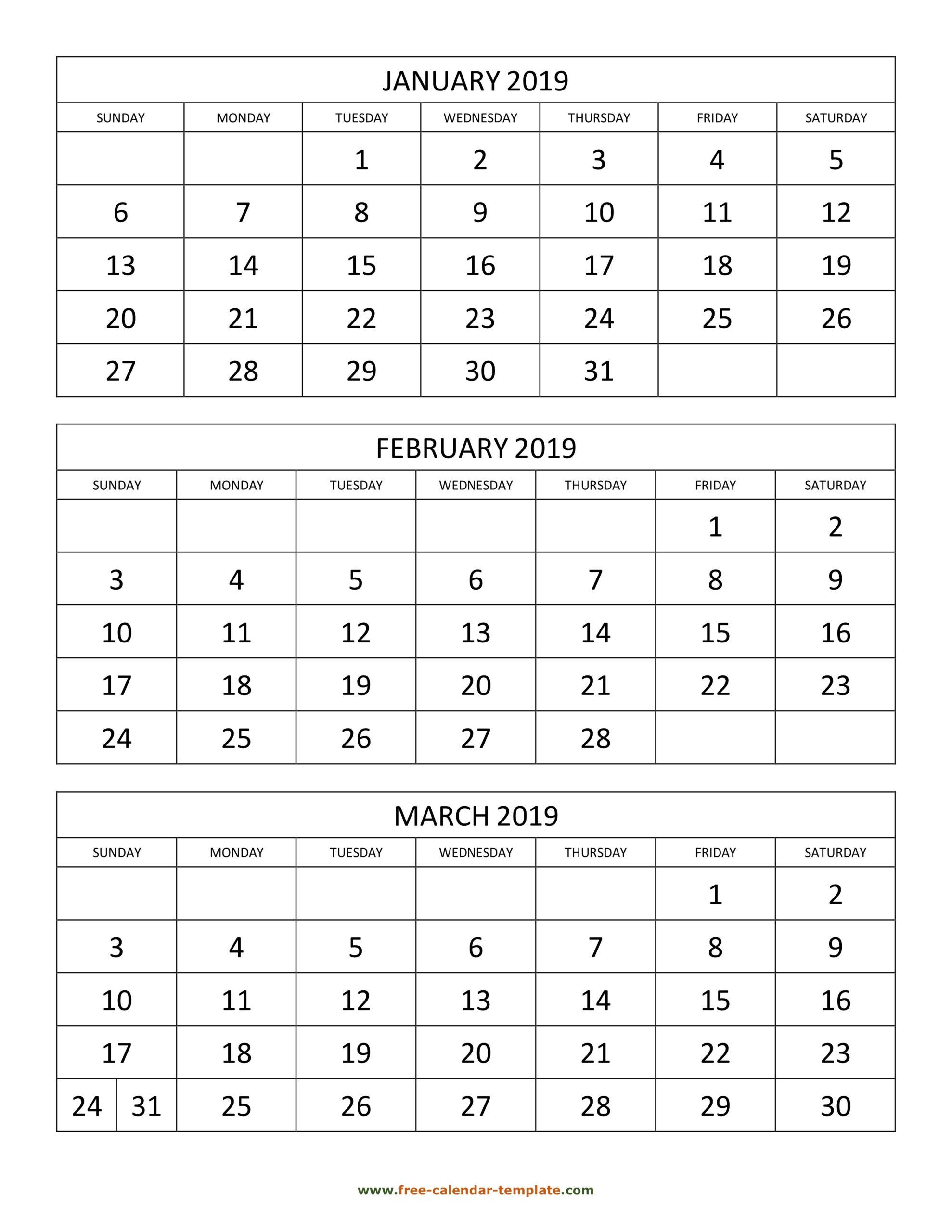 Printable Calendar Four Months Per Page | Example Calendar  4 Months Per Page Calendar 2021 Printable
