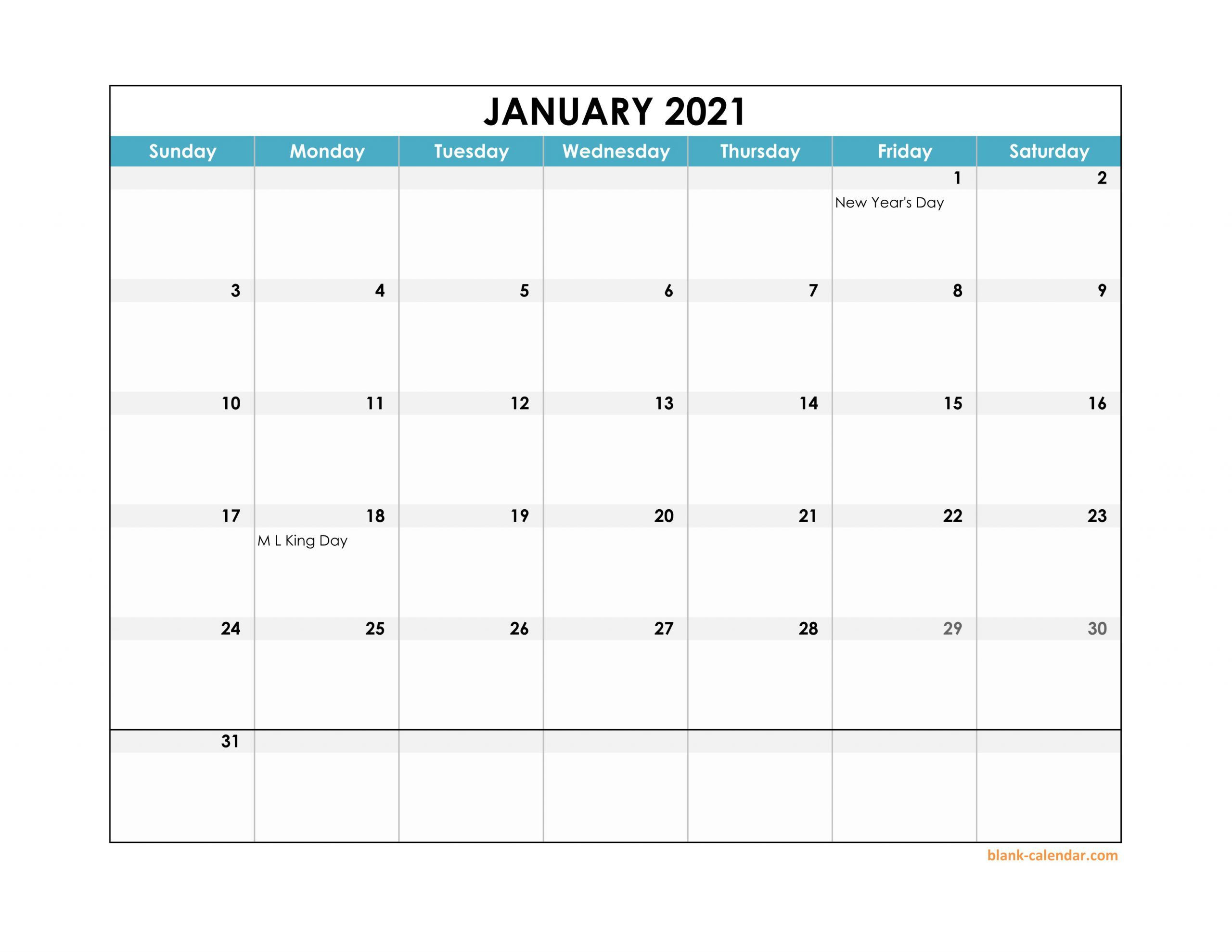 20+ Calendar 2021 Excel Download - Free Download Printable  Download Calendar Template