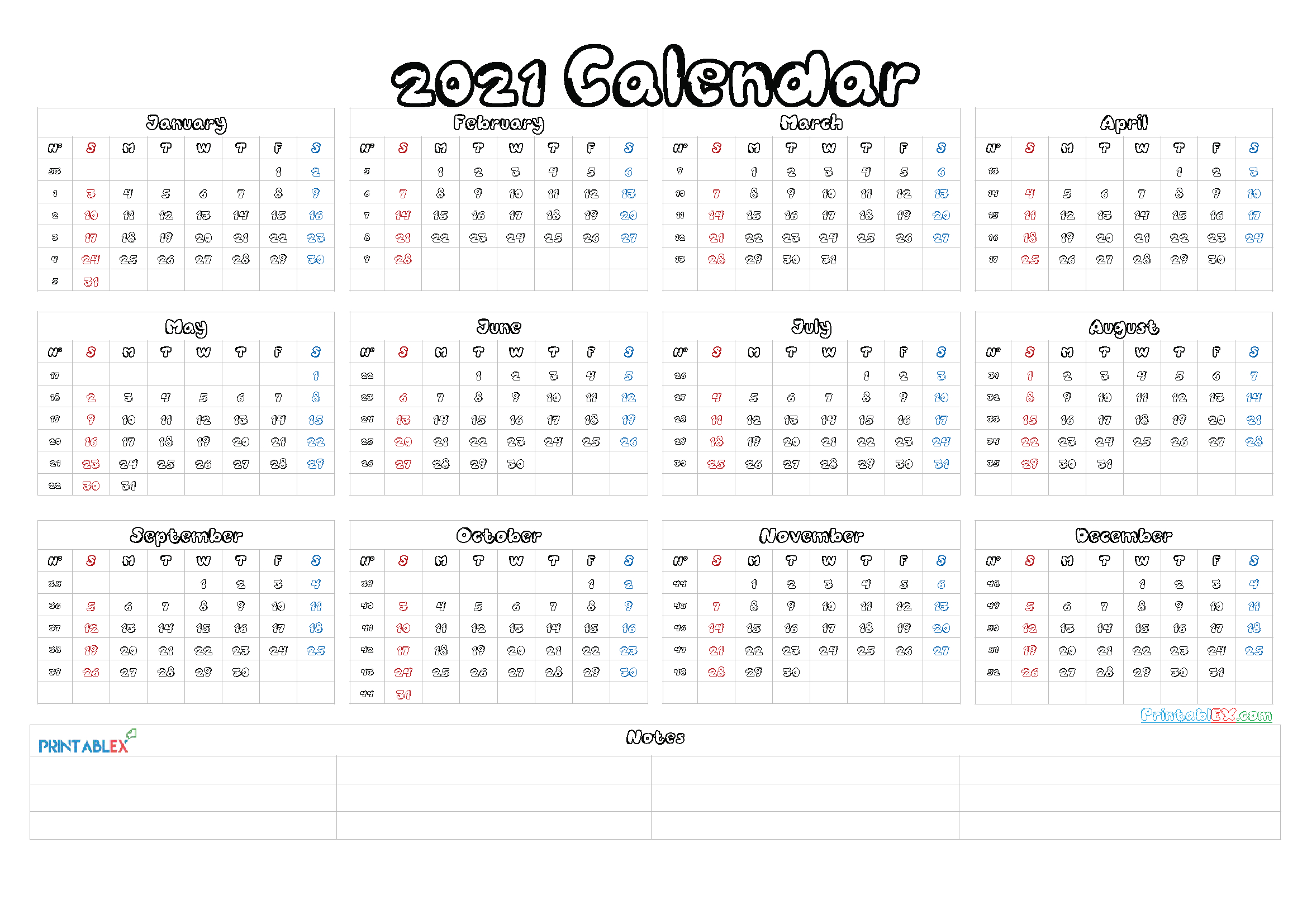20+ Calendar 2021 Png - Free Download Printable Calendar  Free Printable Calendar 2021 Without Download