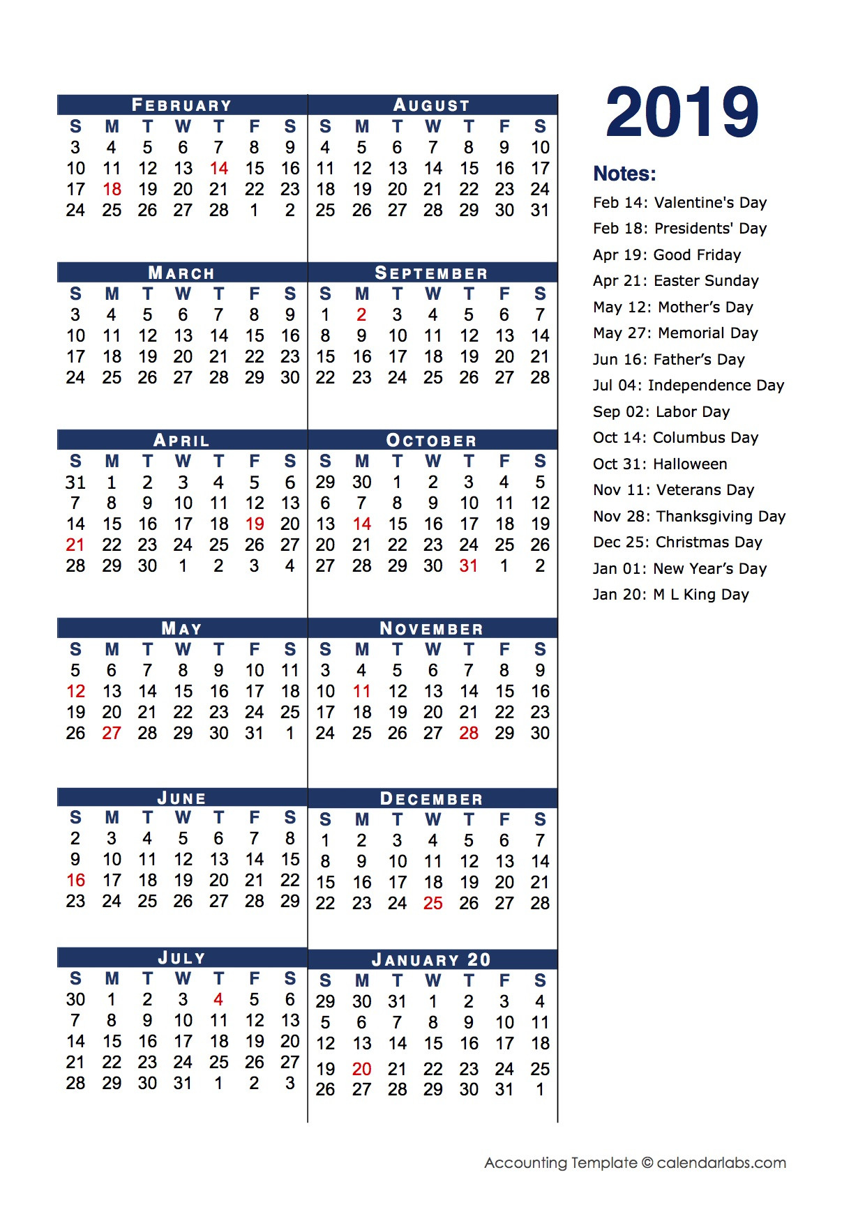 2019 Fiscal Period Calendar 4-4-5 - Free Printable Templates  Aus 2021-2021 Financial Year Period