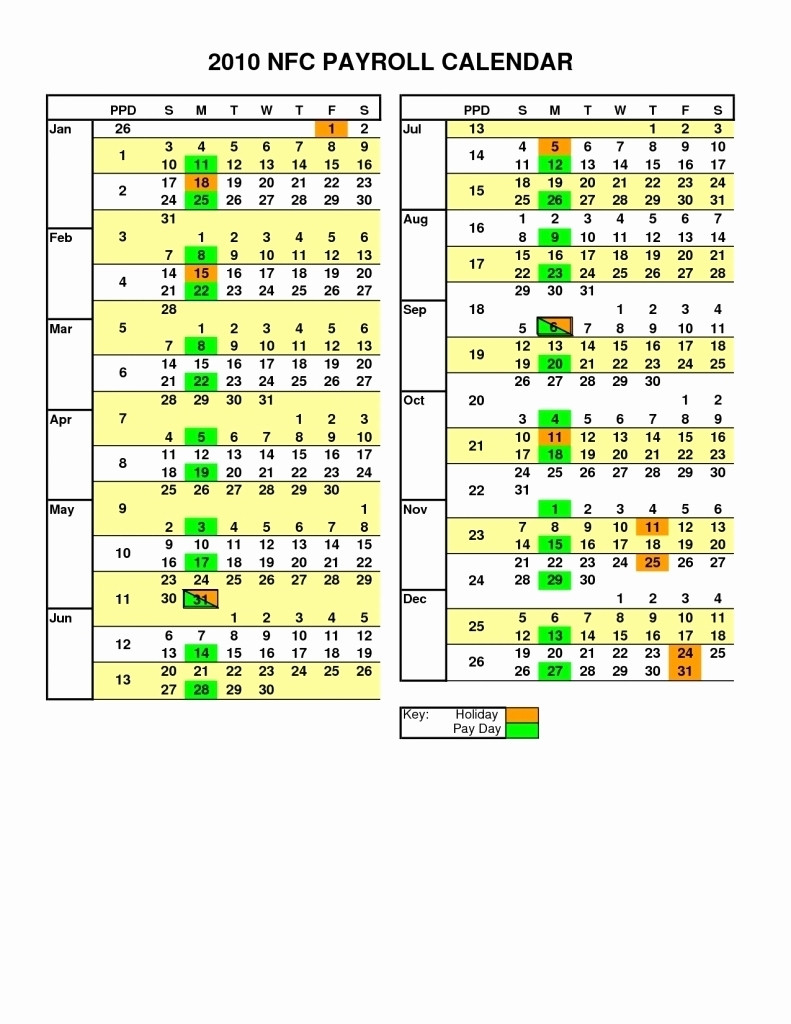 Federal Government Pay Period Calendar Template Calendar Design