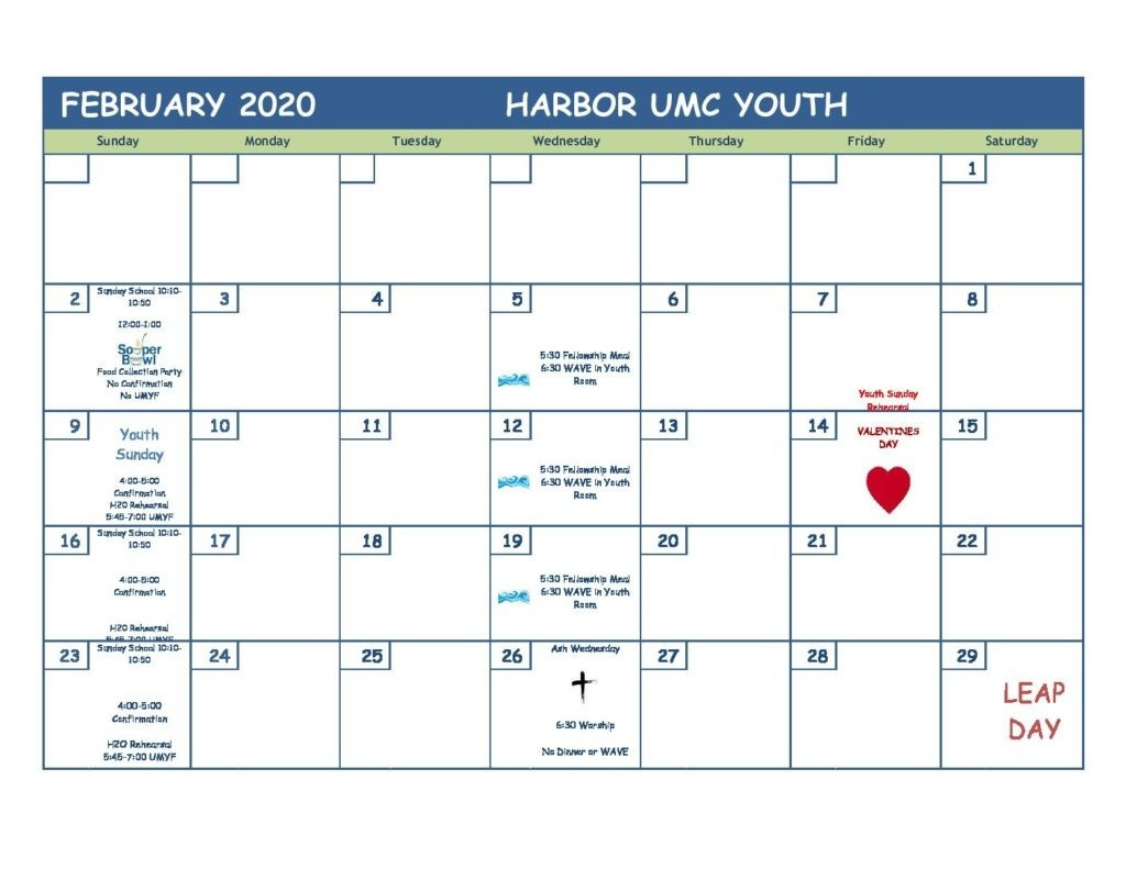 2020 United Methodist Liturgical Calendar - Template  Umc Liturgical Calender