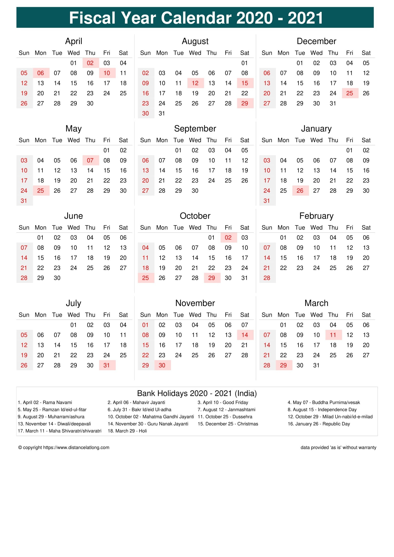 Downloadable 2021 Attendance Calendar - Template Calendar Design