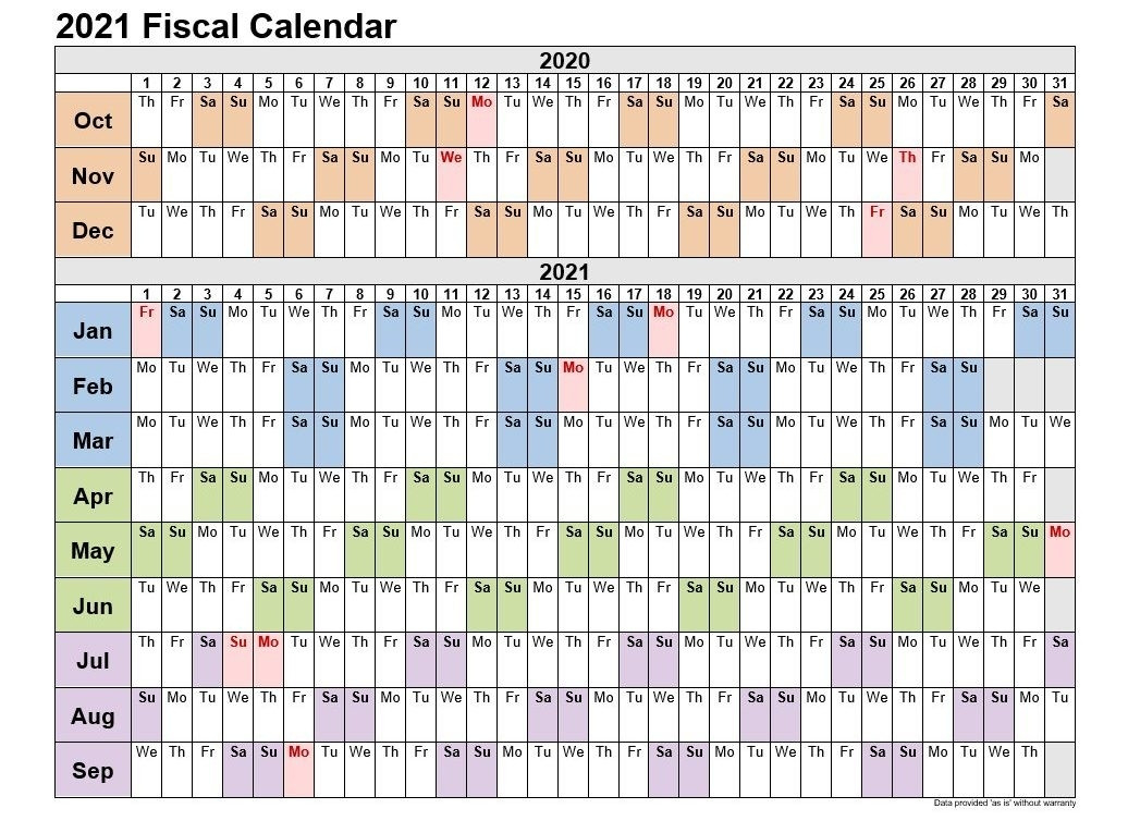 2021 Calendar Quaters | Month Calendar Printable  Financial Year Calendar 2021