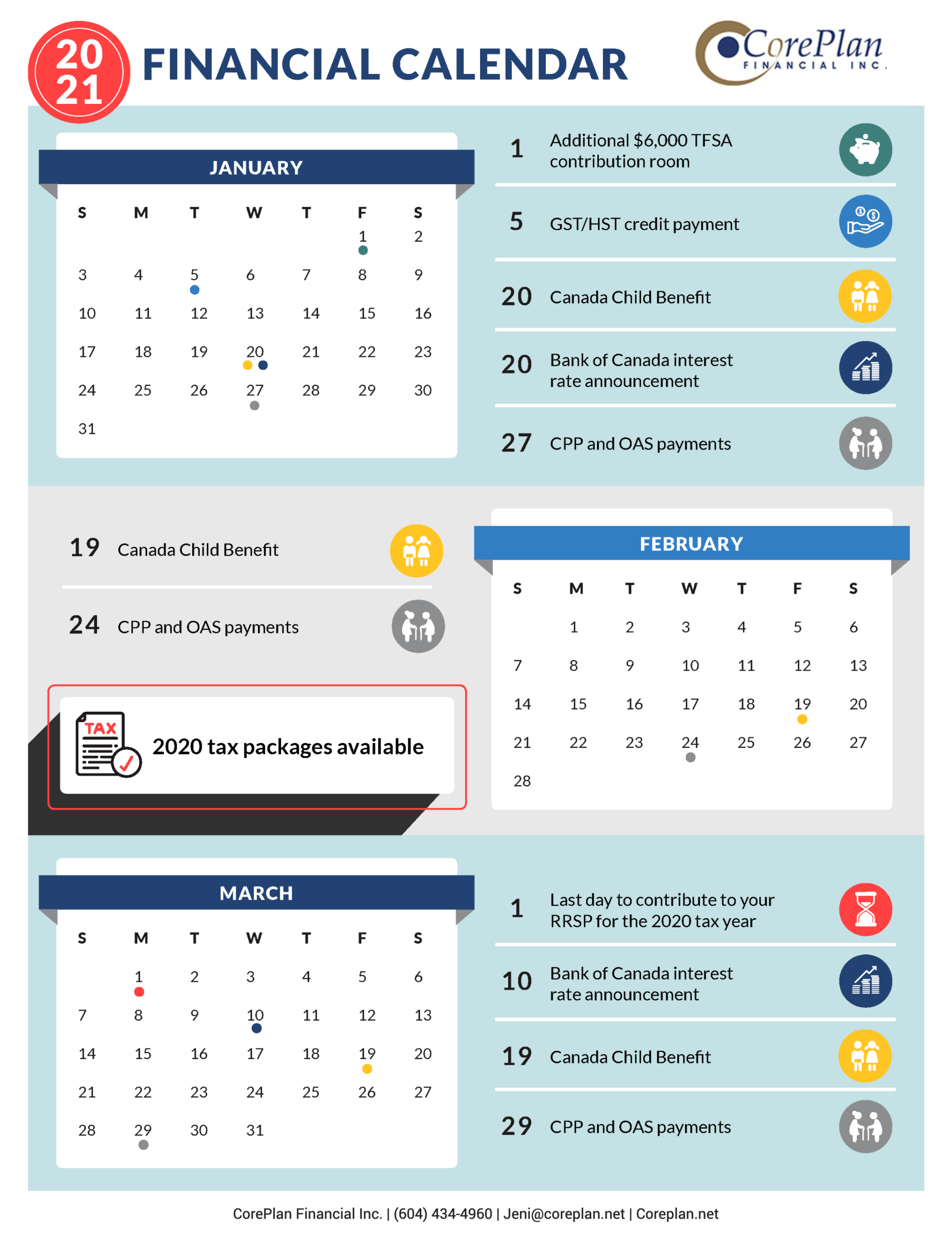 2021 Financial Calendar - Coreplan Financial Inc.  Fiscal Year 2021 Definition Australia