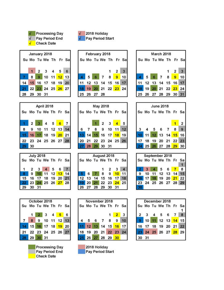 Federal Government 2025 Calendar