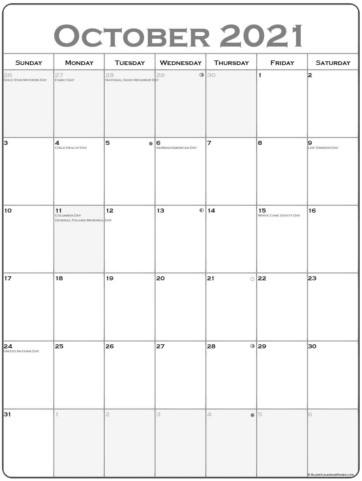 2021 Printable Calendar From October Thru December  August 2021 To December Calendar