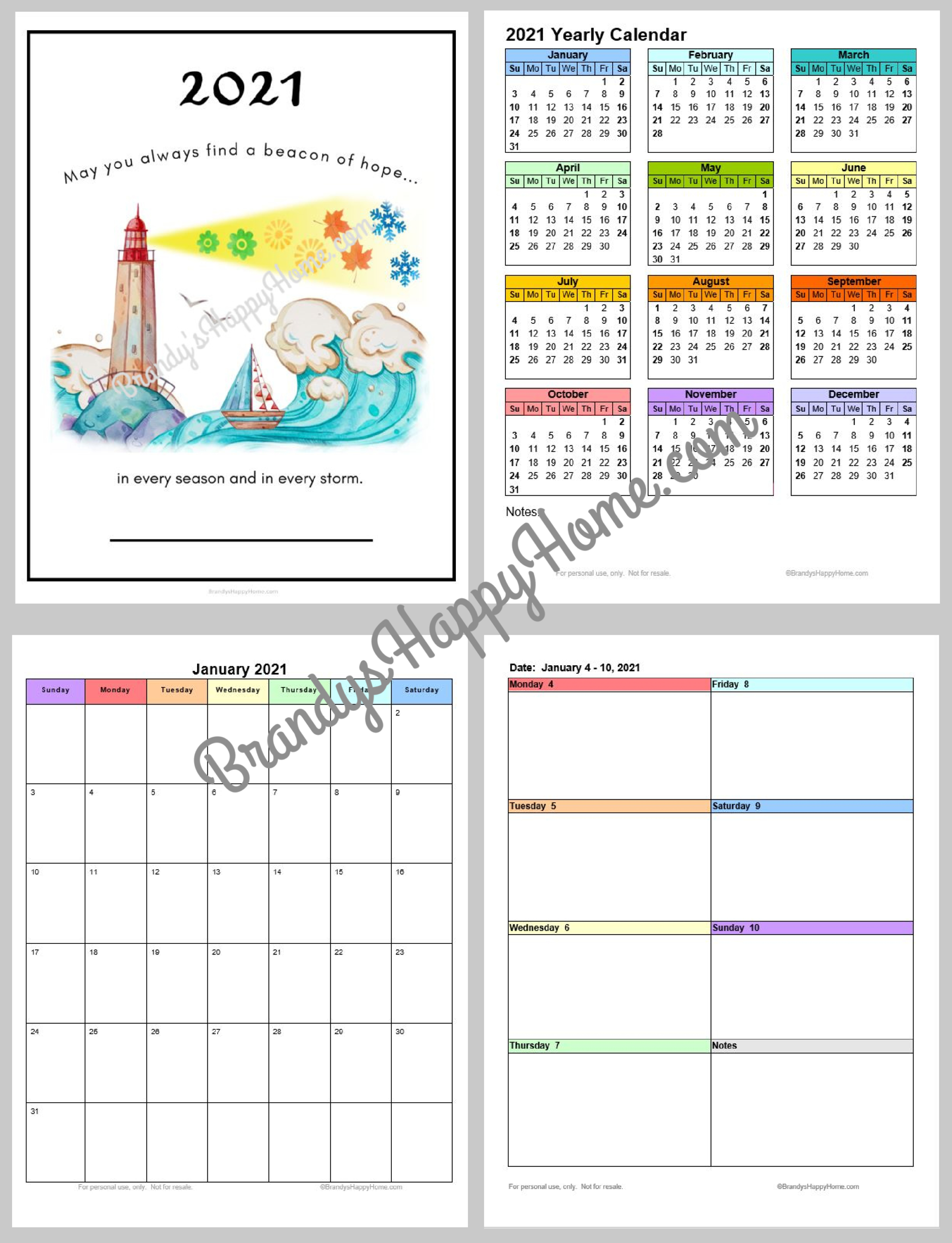 2021 Printable Pocket Calendar | Calendar Printables Free  Printable Pocket Calendar 2021