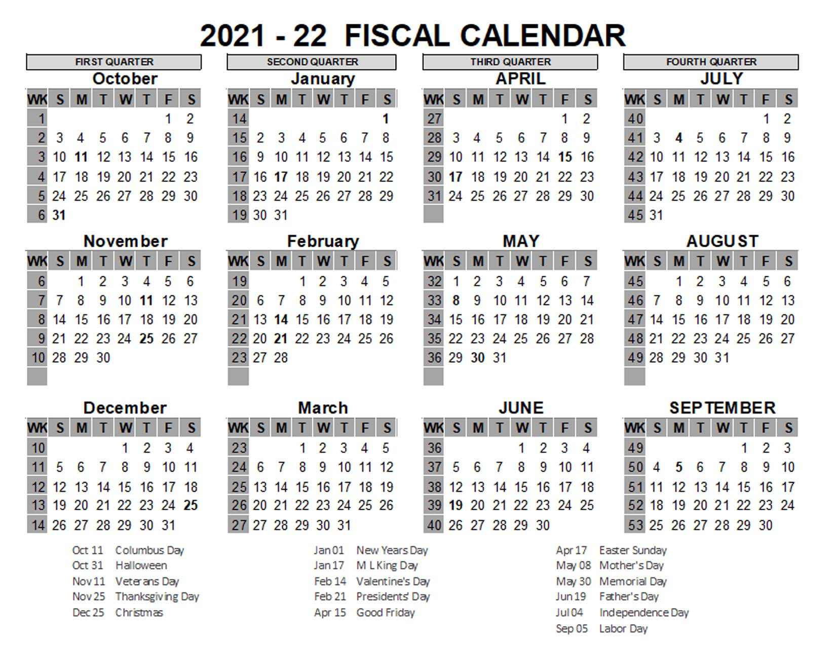 2021 Us Fiscal Year Template - Free Printable Templates  2021 2021 Financial Year Cycle Australia