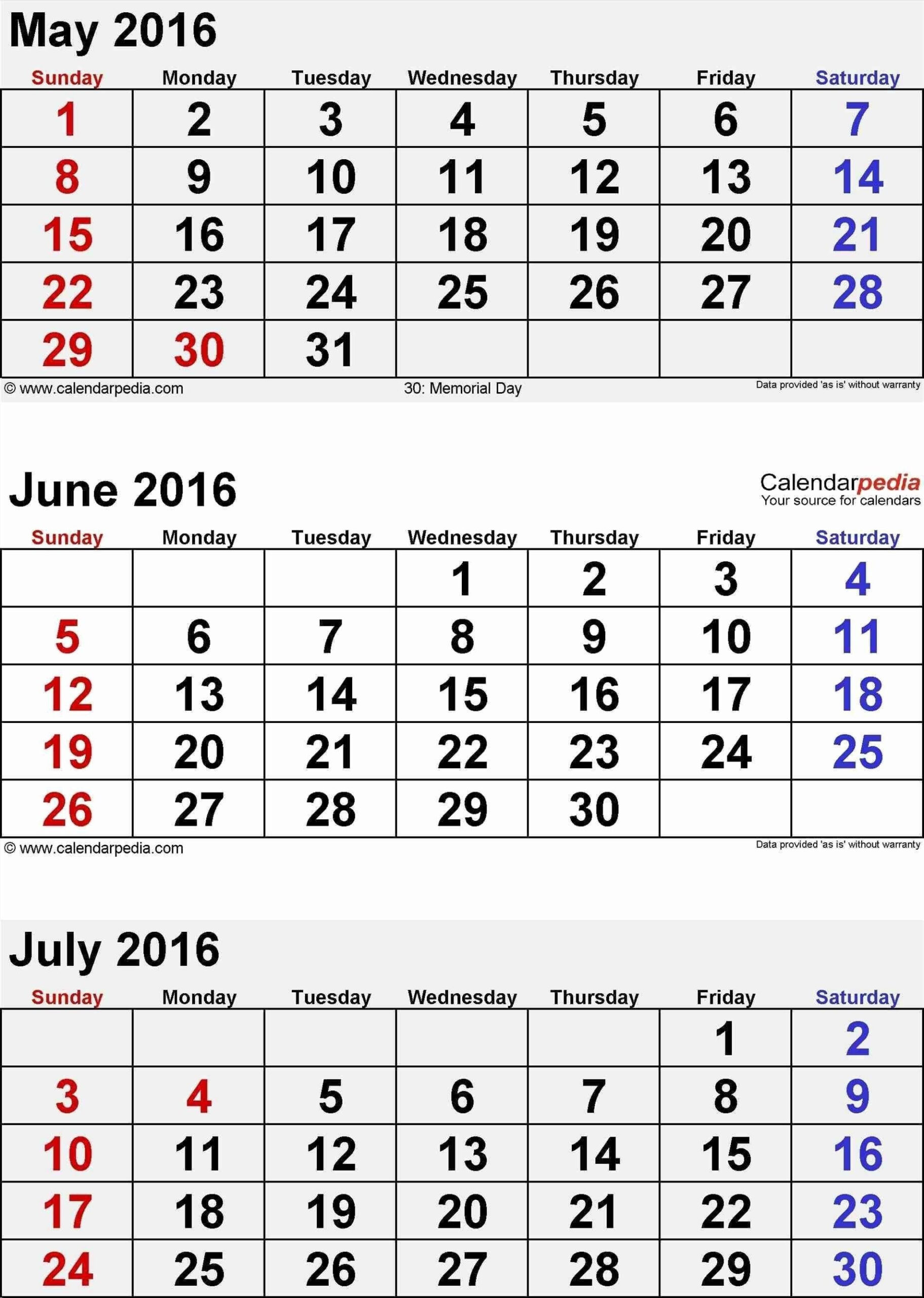 3 Month Calendar Template Word In 2020 | July Calendar  Three-Month Calendar Template