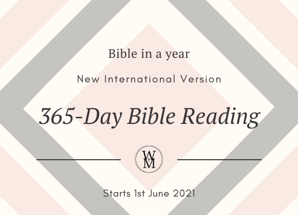 365-Day Bible Reading Plan 2021 - Unique Christian Gifts - With Me  Methodist Scripture Reading 2021