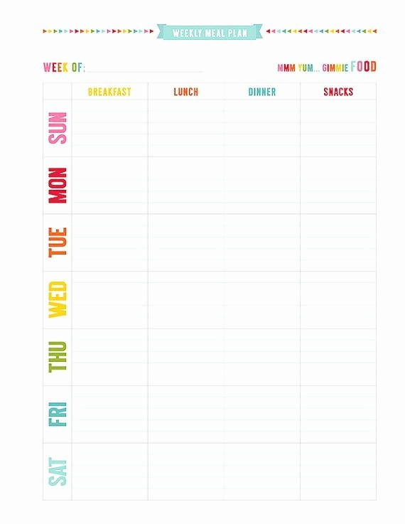 50 7 Day Weekly Planner Template | Ufreeonline Template  7-Day Weekly Planner Template