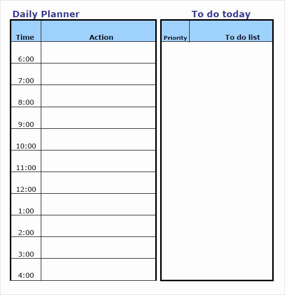 50 7 Day Weekly Planner Template | Ufreeonline Template  7-Day Weekly Planner Template