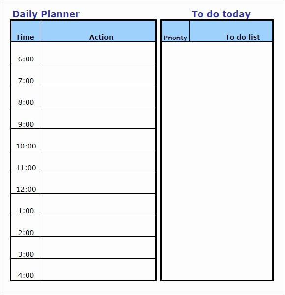 50 7 Day Weekly Planner Template | Ufreeonline Template  7 Day Weekly Planner