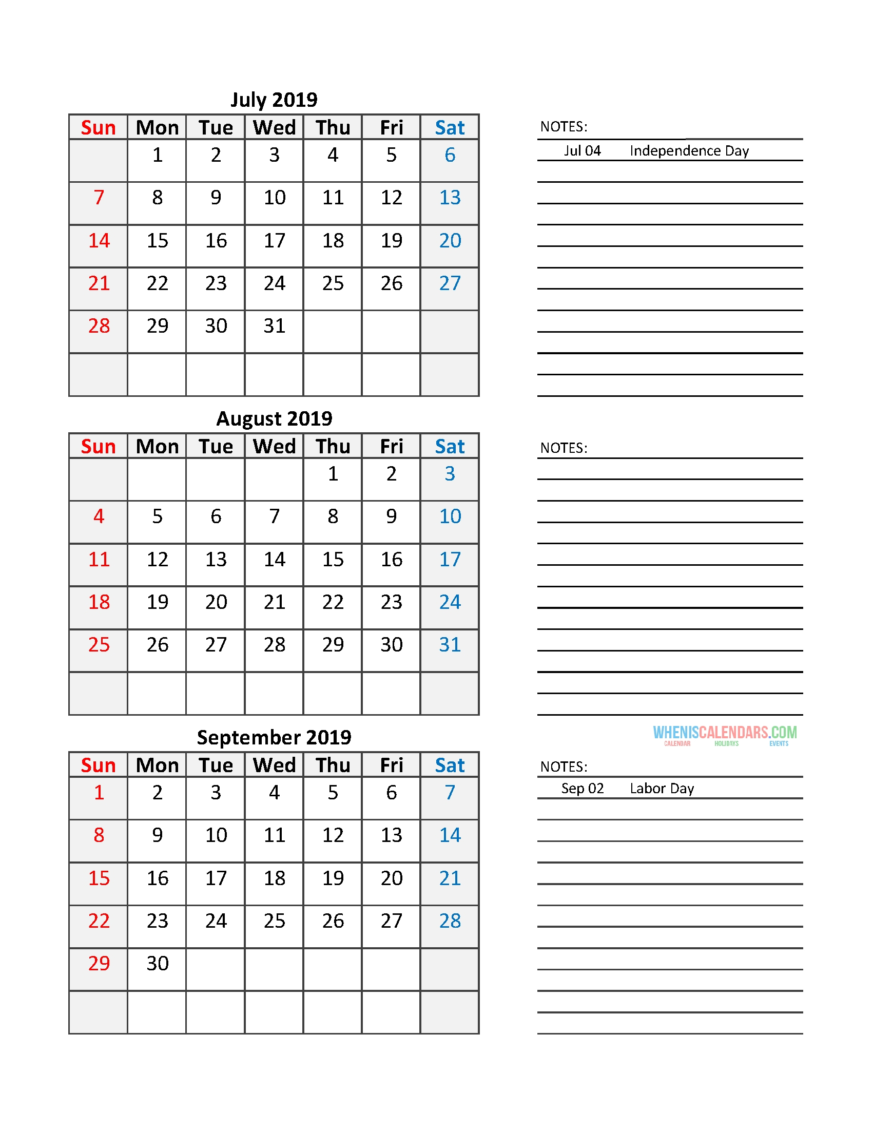 Blank 3 Month Calendar 2020 Printable | Calendar Template  2021 Printable 3 Monthly Per Page Calendar