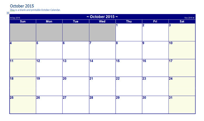 Calendar Template Editable - Printable Year Calendar  Editable Blank Calendar Template