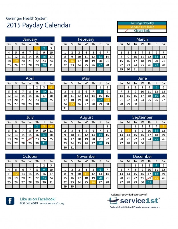 Federal Government Pay Period Calendar - Template Calendar Design