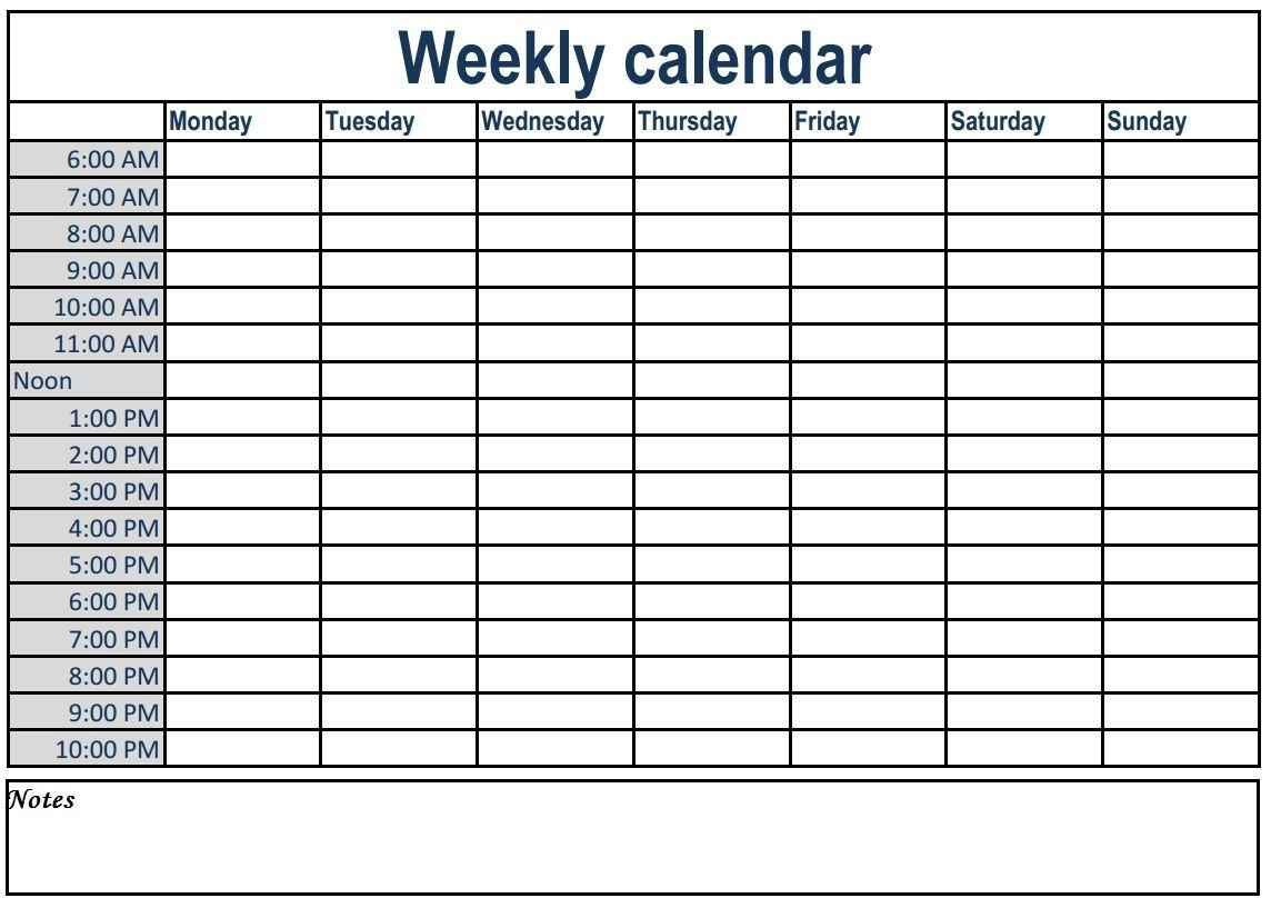 Calendar With Time Slots Printable | Month Calendar Printable  Calender Time Slot