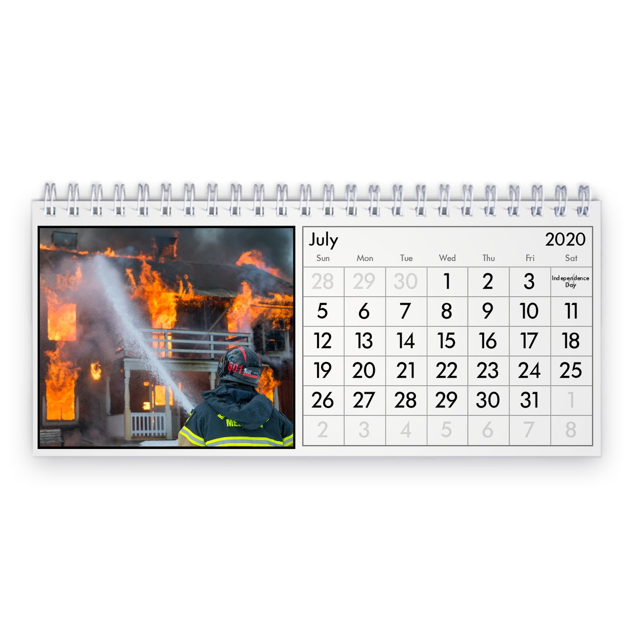 Firefighter 2021 Desk Calendar  Firefighter Schedule Calendar 2021