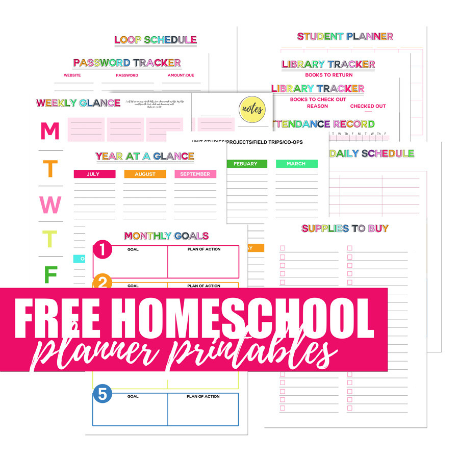 Free Printable Homeschool Daily Schedule - Template Calendar Design