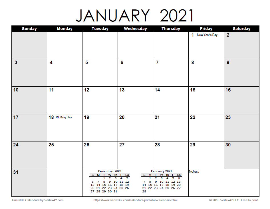 Free Printable Calendar - Printable Monthly Calendars  2021 Free 12 Month Printable Monthly Calendar