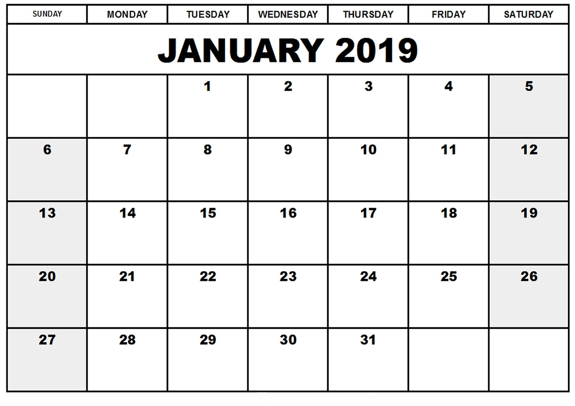 Printable Calendar Without Download Riset