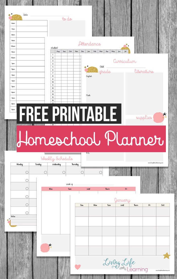 Free Printable Homeschool Planner | Free Homeschool Deals  Free Printable Homeschool Daily Schedule