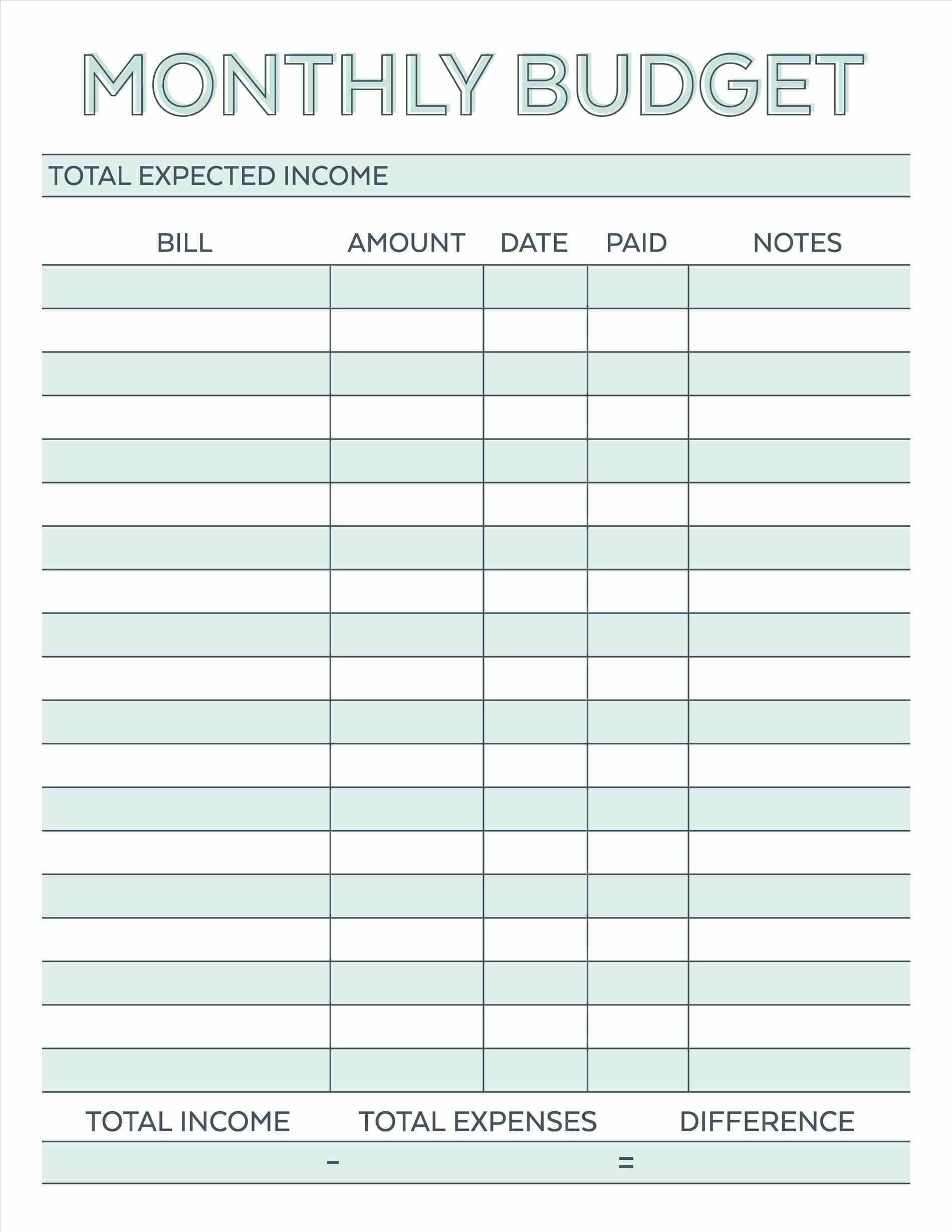 Free Printable Monthly Bill Calendar | Calendar Template  Monthly Bill Printable Free