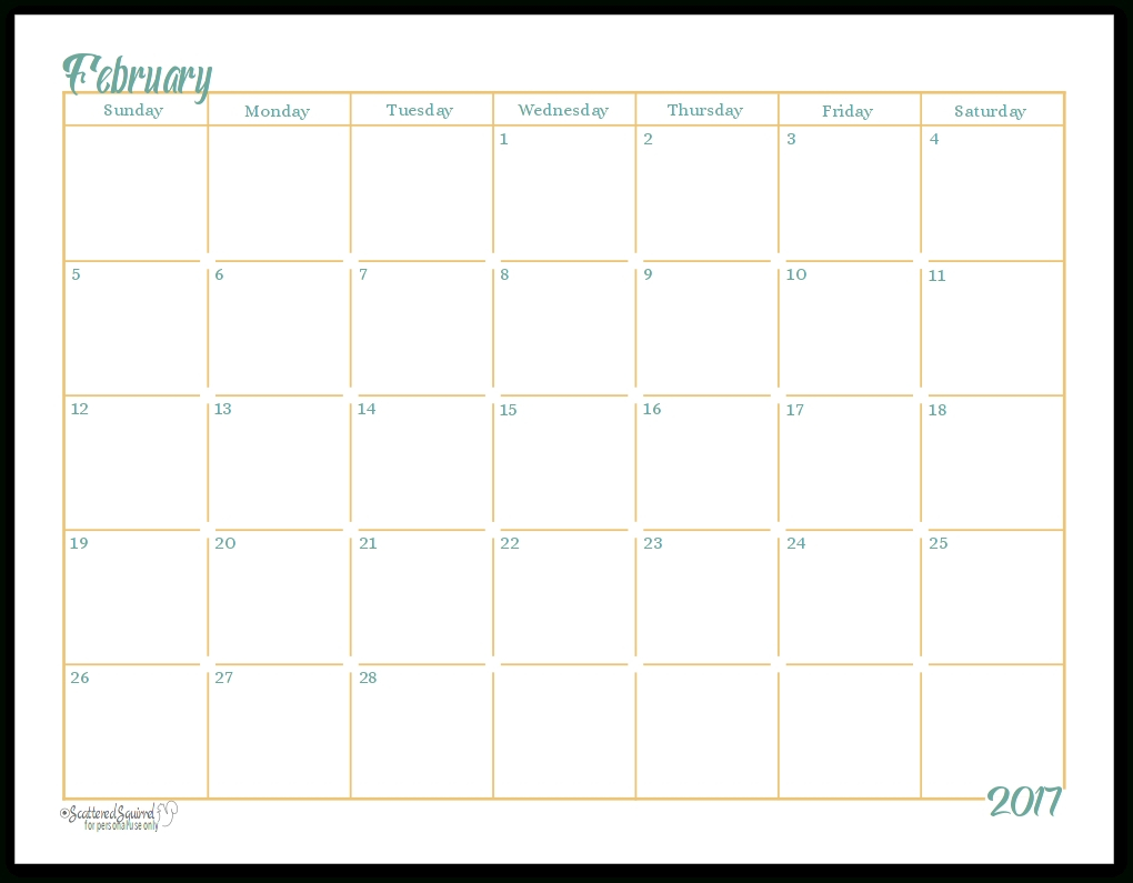 Full Page Calender - Template Calendar Design  Printable Calendar Full Page