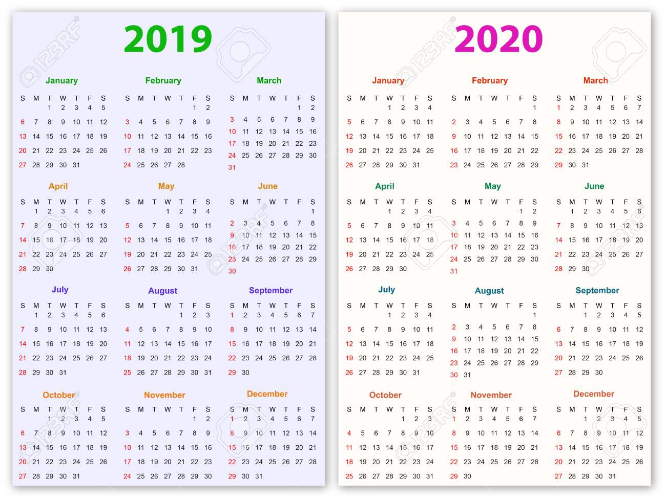 Get 12 Month Calendar 2020 Printable | Calendar Printables  12 Month Calendar To Print