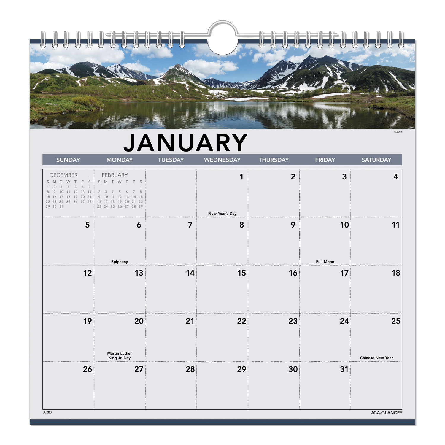 Landscape Monthly Wall Calendar, 12 X 12, 2020 - Sierra  Wall Calendar Holder For 12 X 12 Calendar