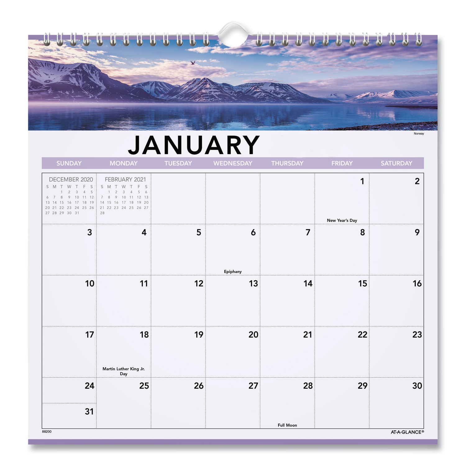 Landscape Monthly Wall Calendar, 12 X 12, 2021 - Sierra  Wall Calendar Holder For 12 X 12 Calendar