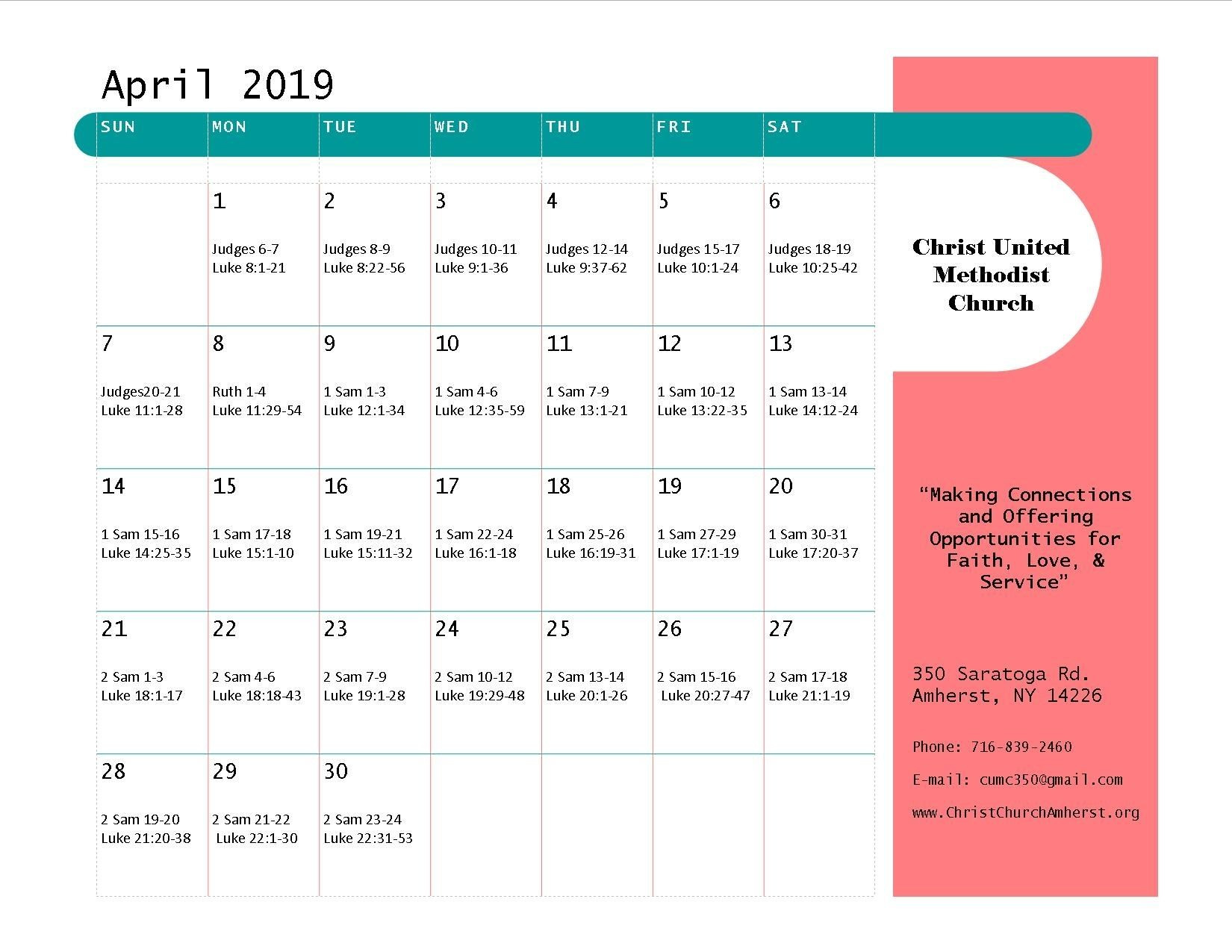 Liturgical Calendar 2021 Bible Reading Plan / Bible  Lectionary Readings Year A 2021