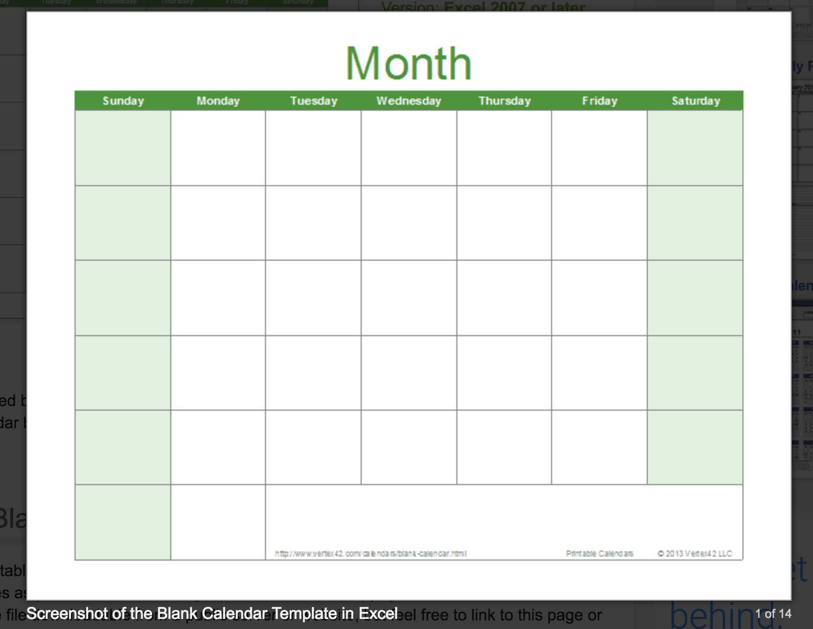 Printable Blank Calendar Templates  Free Printable And Editable Weekly Calendar