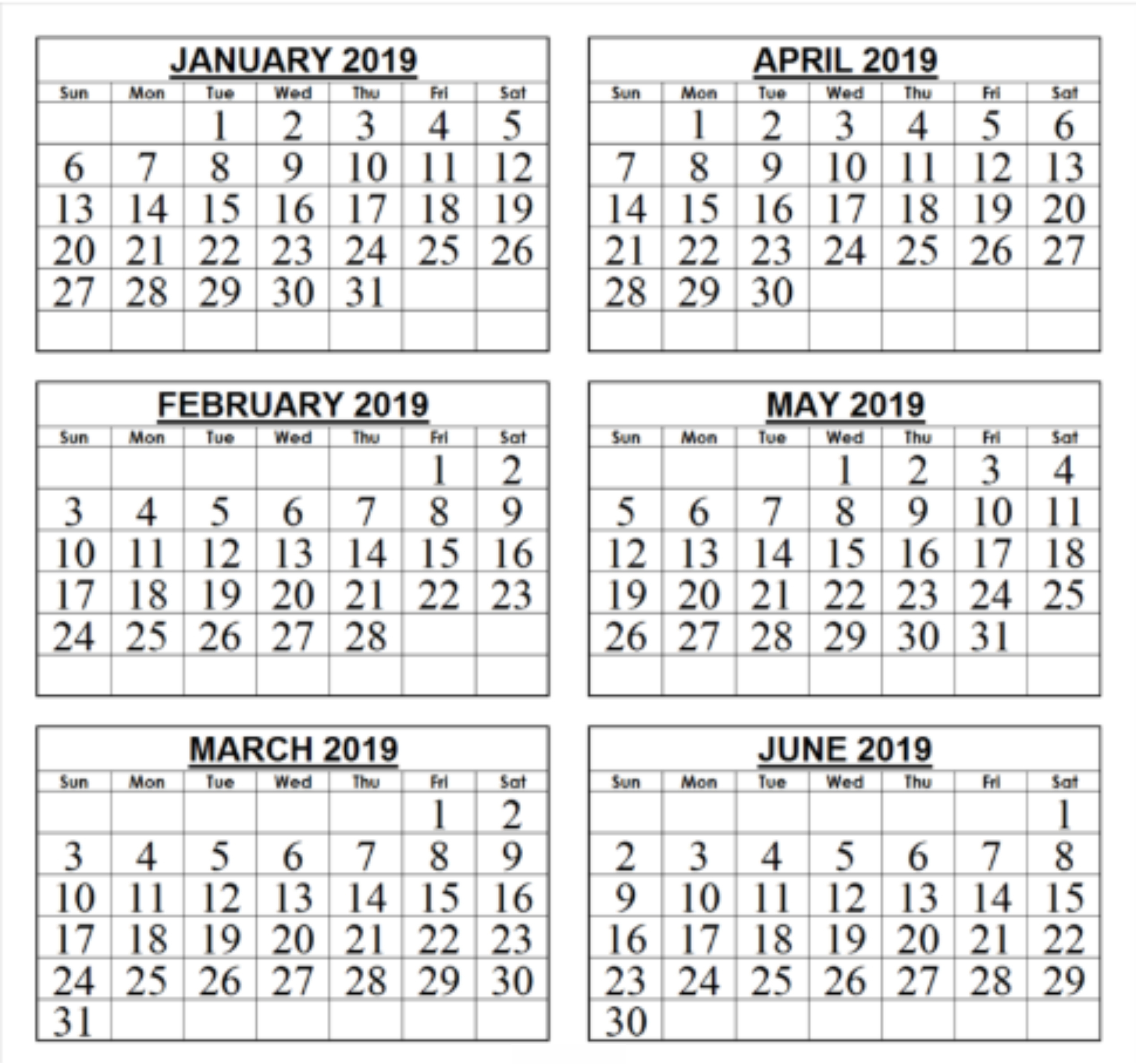 Printable Calendar 6 Months On One Page | Example Calendar  Free Printable One Month Calendar