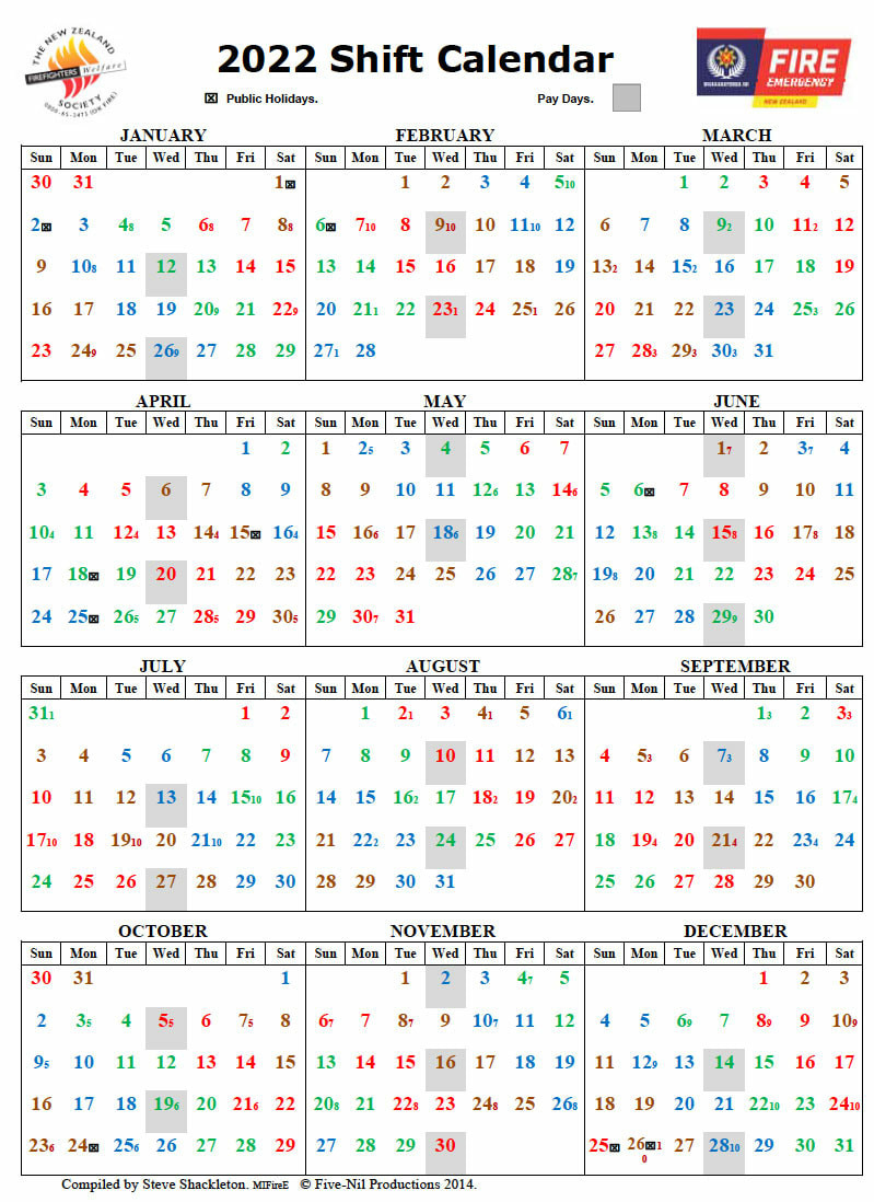 Printable Firefighter Shift Calendar 2021 | 2021 Printable  Firefighter Schedule Calendar 2021