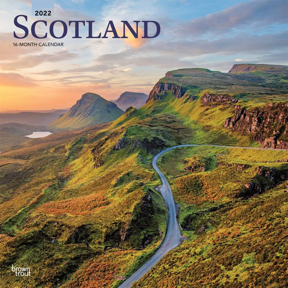 Scotland 2022 12 X 12 Inch Monthly Square Wall Calendar  Wall Calendar Holder For 12 X 12 Calendar