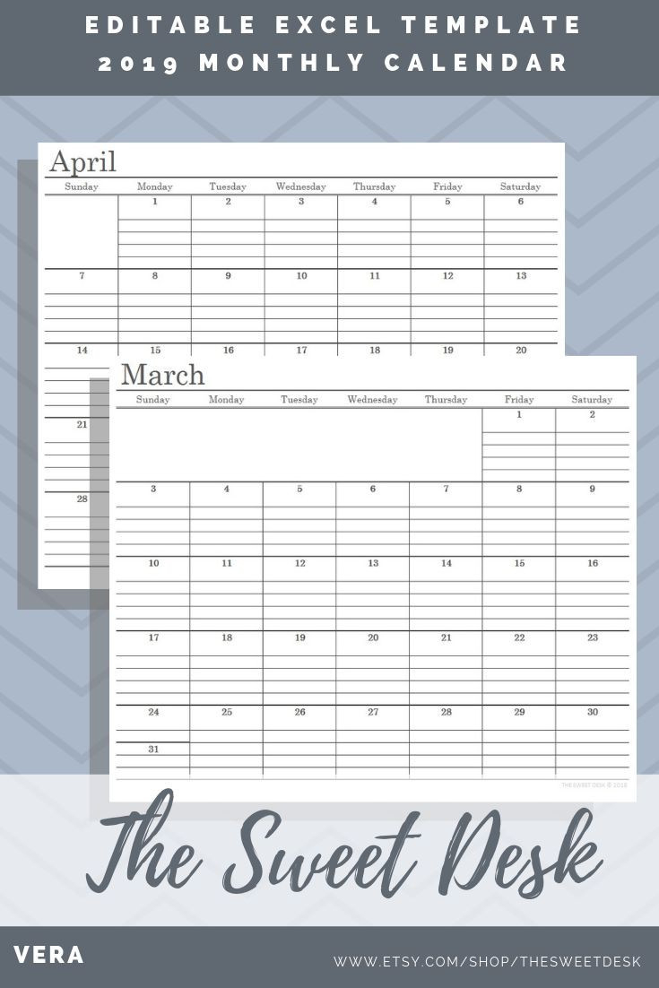 Seven Day Editable Planner - Template Calendar Design  Editable 7 Day Planner