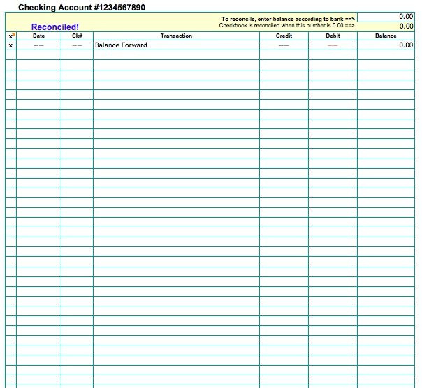 Simple Checkbook Template For Numbers | Free Iwork Templates  Small Printable Calendar Check Register