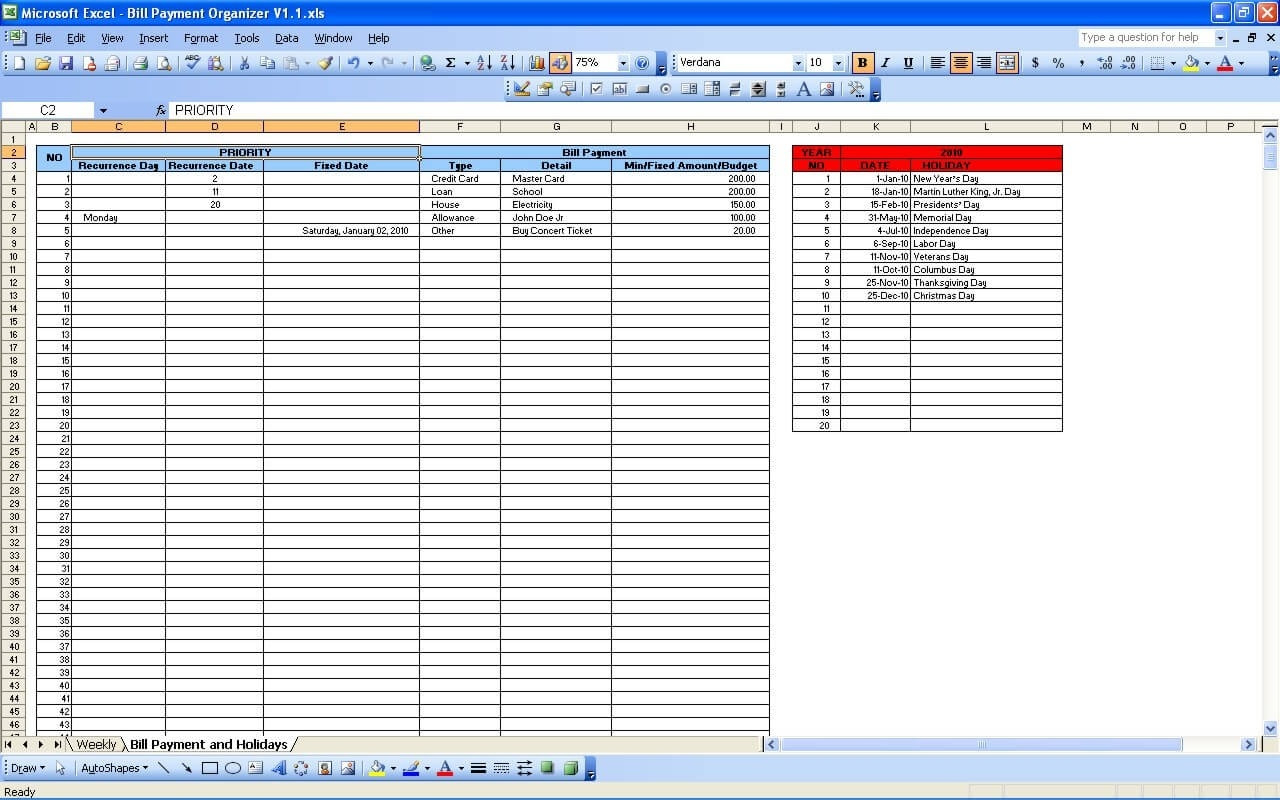 Template For Calendar For Bill Due Dates | Calendar  Calendar Bill Due Dates