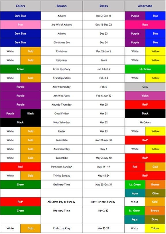 Umc Lithurgical Dates And Colors 2021 | Printable Calendar  Methodist Calendar 2021