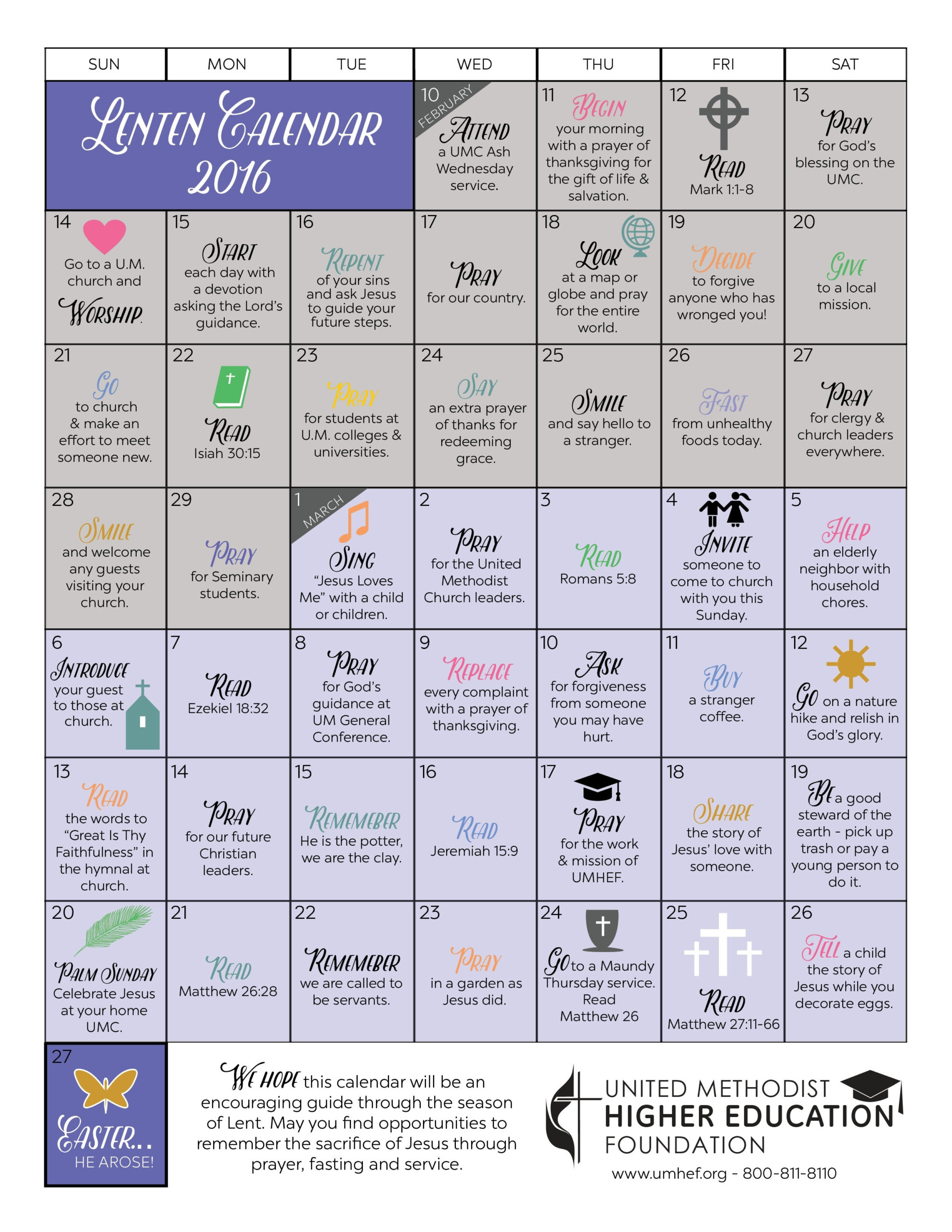 United Methodist Liturgical Calendar Template Calendar Design