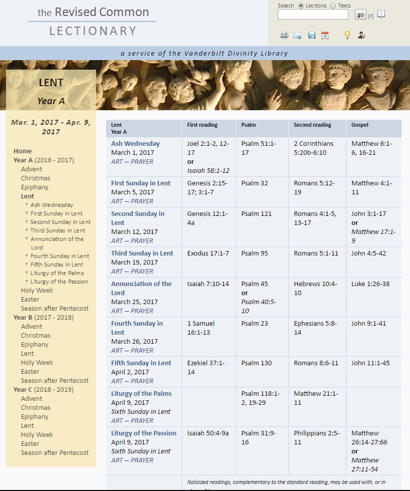 What Is A Lectionary | St Luke&#039;S Peterborough On  Lectionary Readings Year A 2021