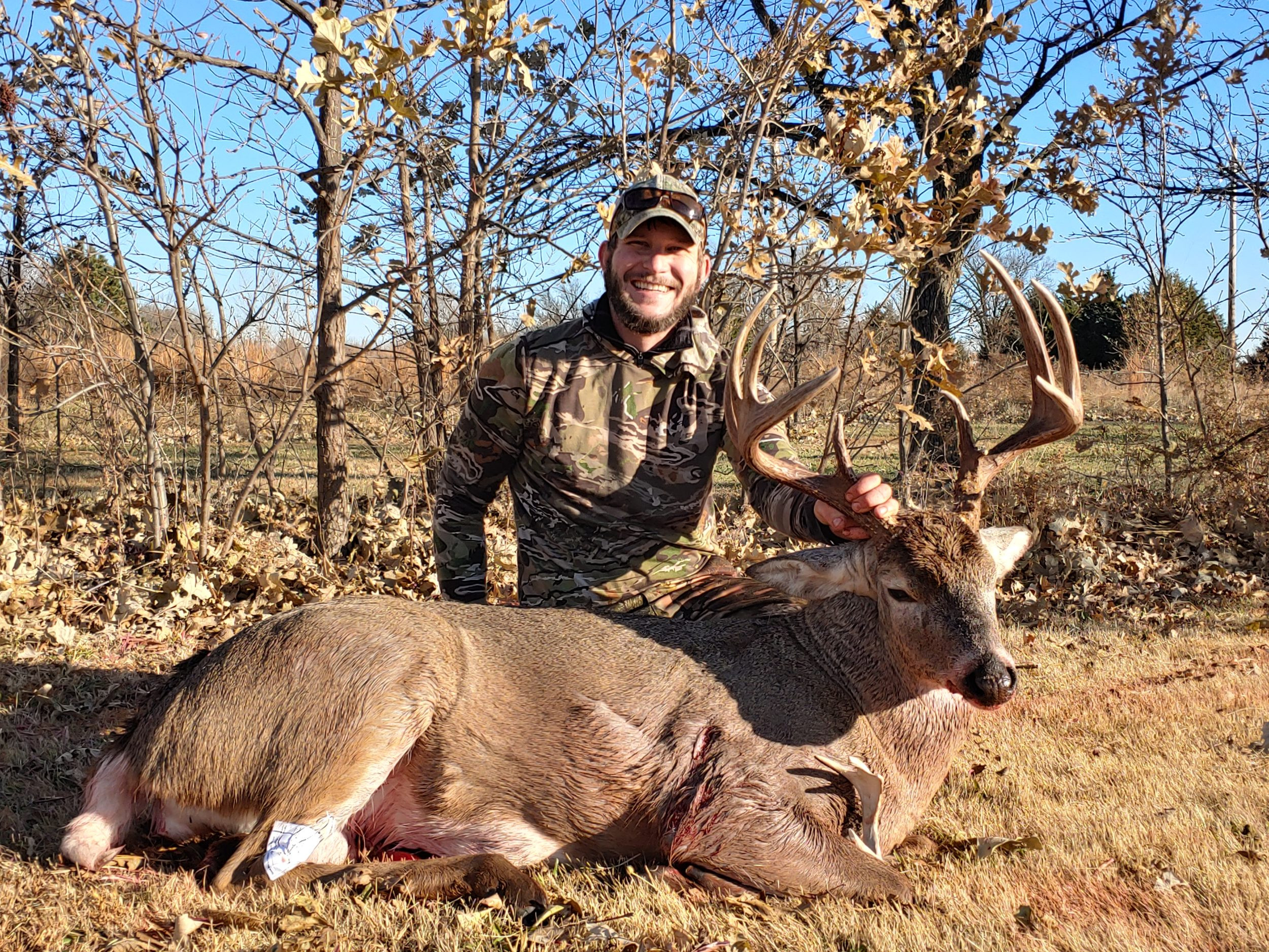 Whitetail Buck In South Central Kansastyson Groene  Brookville Ks 2021 Deer Rut