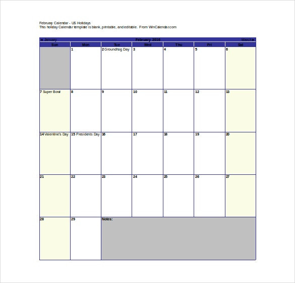 16+ Printable Microsoft Word Calendar Templates | Free  Microsoft Weekly Calendar Template