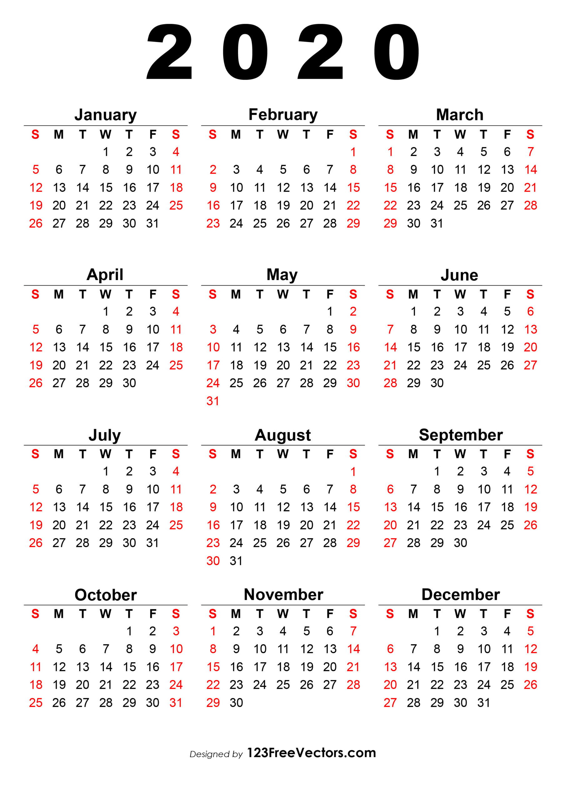 Single Month Calendars To Print - Template Calendar Design