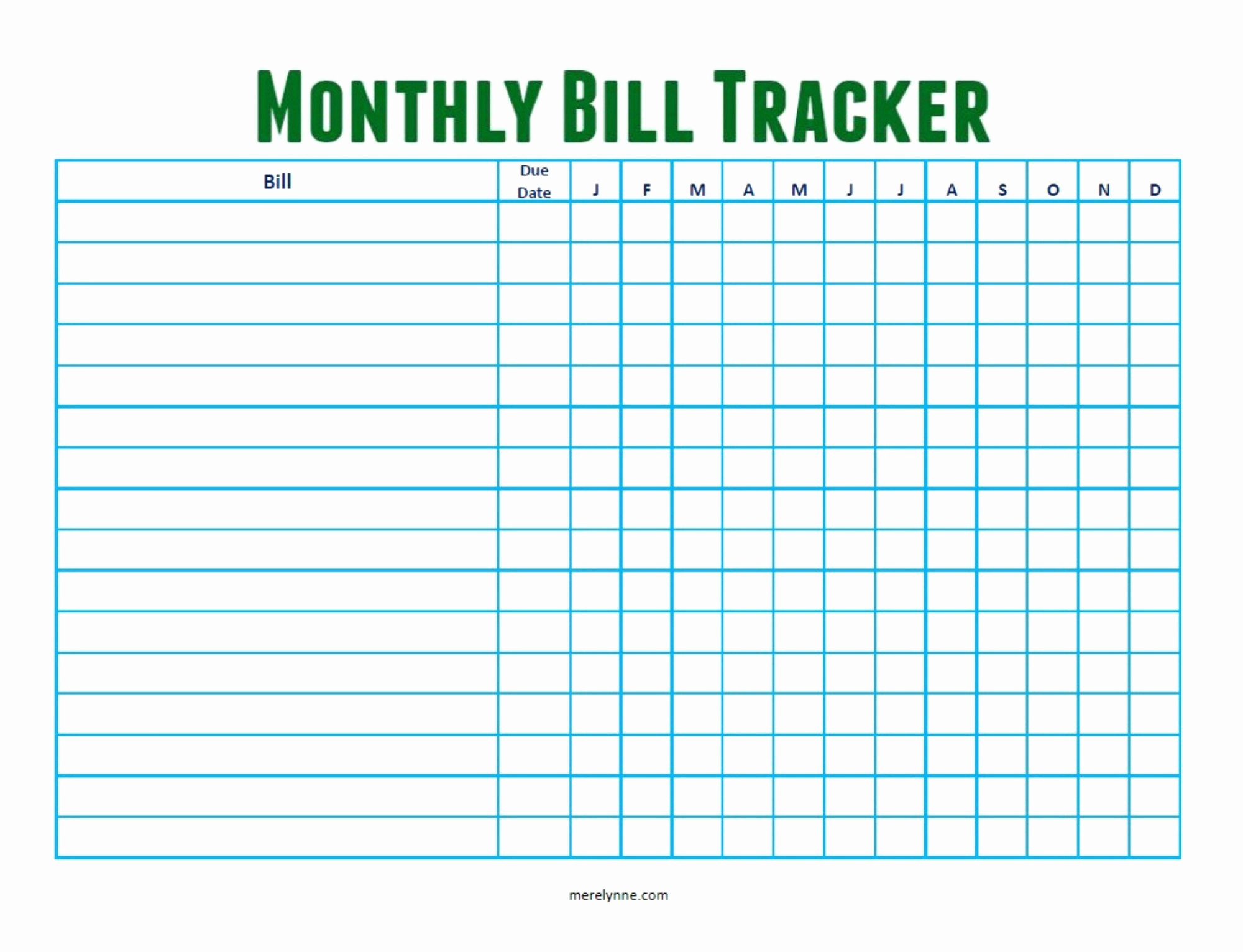 Bill Tracker Spreadsheet Pertaining To Bill Tracker  Free Monthly Bill Pay Sheet